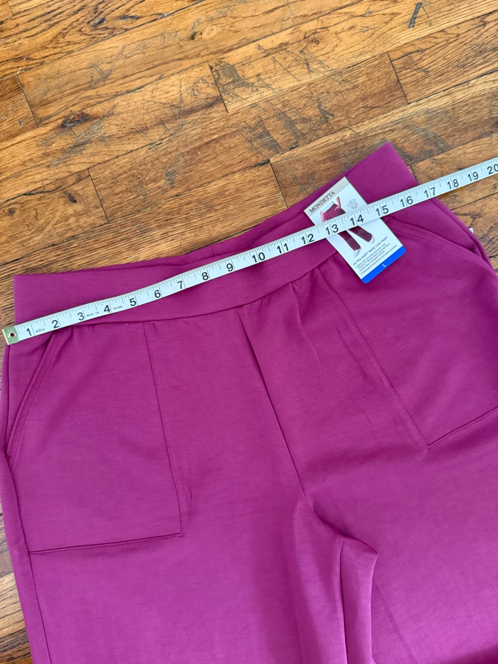 Mondetta Ultra Soft High Rise Wide Leg Pull-On Comfy Lounge Pants Size L NWT - Picture 7 of 14